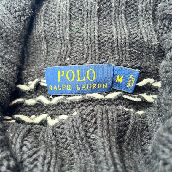 Polo Ralph Lauren Holiday Sweater. Christmas Sweater Med Turtleneck - Picture 2 of 2